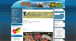 Desktop Screenshot of hetvegiprogram.hu